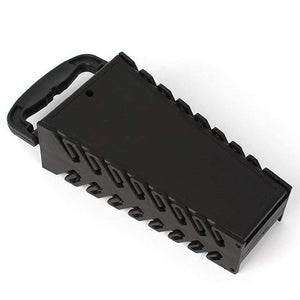 Planet Gates China / CZ174 16 Slot Standard Wrench Clip Holder Plastic Rail Tray Spanner Rack Storage Tools Organizer Bag Garage Wrenches Keeper 7-22mm