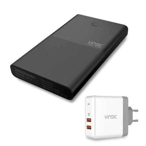 Planet Gates China / Dual USB QC Charger 28000mAh Power Bank 18650 with QC 3.0 2.4A Dual USB Dual Way Quick Charger for iPhone X iPhone 8 8 Plus Xiaomi Samsung S7