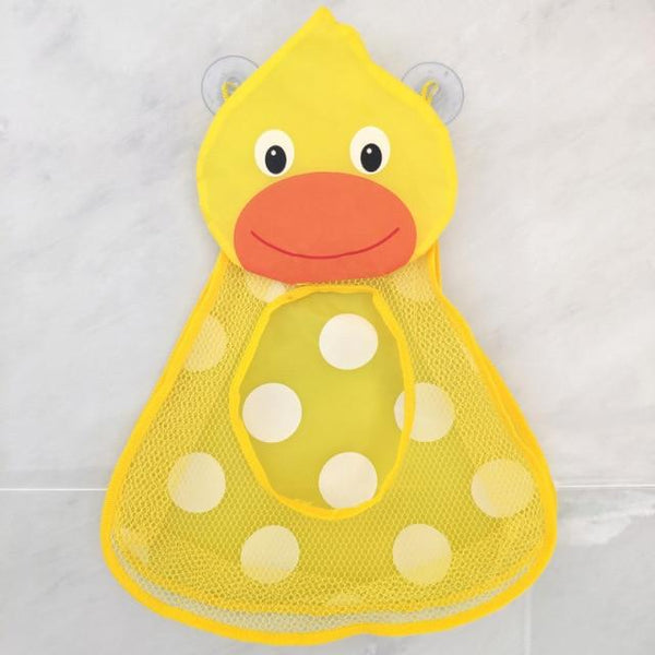 Planet Gates China / duck Baby Bath Toys Storage Bag Cute Duck Frog Mesh Net Bag Kids Water Toys Organizer Suction Cups Bath Game Bag Bathroom Accessaries