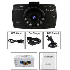 Planet Gates China / DVR Only Car DVR Camera 2.7 " G30 Full HD 1080P 170 Degree Dashcam Registrars Night Vision Video Recorder G-Sensor Dash Cam DVRs