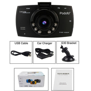 Planet Gates China / DVR Only Car DVR Camera 2.7 " G30 Full HD 1080P 170 Degree Dashcam Registrars Night Vision Video Recorder G-Sensor Dash Cam DVRs