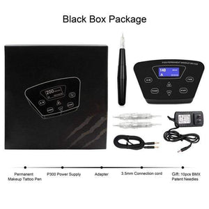 Planet Gates China / E005 Normal Package BMX HP100P300 Permanent Makeup Machine Rotary Tattoo Machine Pen For Eyebrow Eyeliner Lip PMU Machine Tattoo Kits