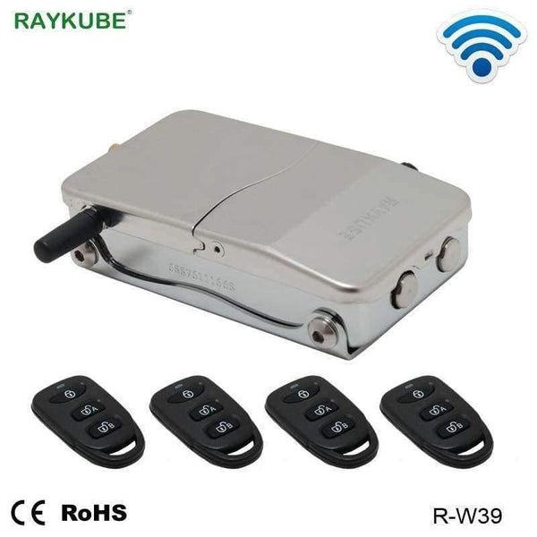 Planet Gates China Electronic Door Lock With Remote Control Keys Opening Invisible Intelligent Lock Wireless Keyless Door Lock R-W39