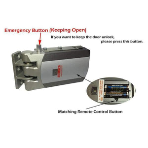 Planet Gates China Electronic Door Lock With Remote Control Keys Opening Invisible Intelligent Lock Wireless Keyless Door Lock R-W39