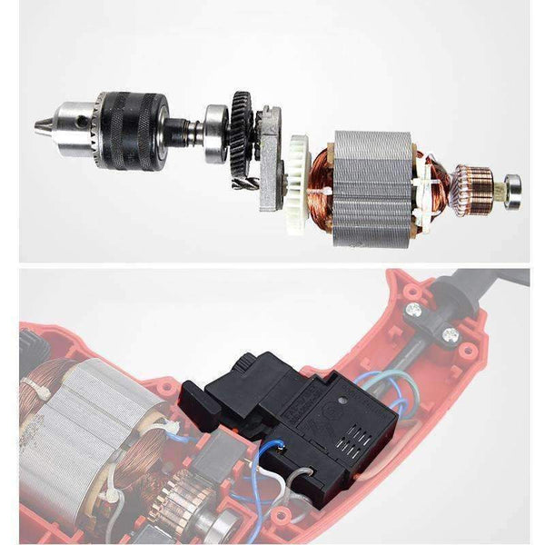 Planet Gates China / EU Aotuo Electric drill 220v 3000 rpm Electric screwdriver drilling machine Tool Dremel Drill wiring Tools Electric screwdriver