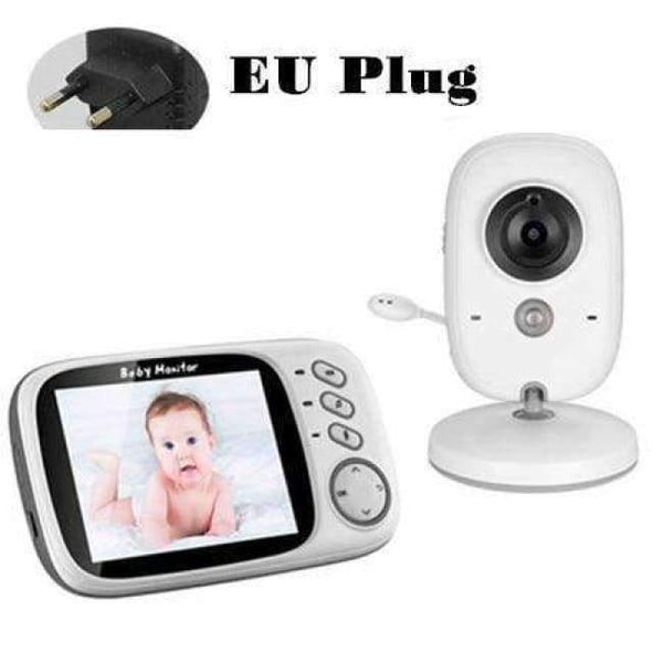 Planet Gates China / EU plug 3.2 inch Wireless Video Color Baby Monitor High Resolution Baby Nanny Security Camera Night Vision Temperature Monitoring