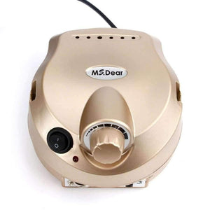 Planet Gates China / EU Plug Gold Professional Electric Nail Art Drill File Pedicure Equipment Manicure Machine Kit Nail Art Tools For Nail Gel