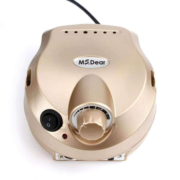 Planet Gates China / EU Plug Gold Professional Electric Nail Art Drill File Pedicure Equipment Manicure Machine Kit Nail Art Tools For Nail Gel