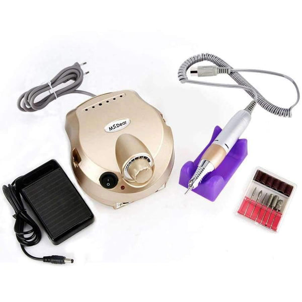 Planet Gates China / EU Plug Professional Machine Apparatus for Manicure Pedicure Kit Electric File with Cutter Nail Drill Art Polisher Tool Bit
