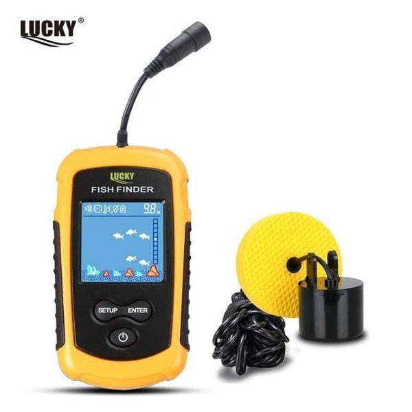 Planet Gates China / FFC1108-1 LUCKY FF1108-1 Portable Fish Finder Ice Fishing Sonar Sounder Alarm Transducer Fishfinder 0.7-100m Fishing Echo Sounder