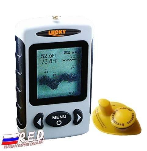 Planet Gates China / FFW-718 Russian Version Wireless Fish Finder Sonar Sensor 45M Digital Design Nearby Fish Alarm