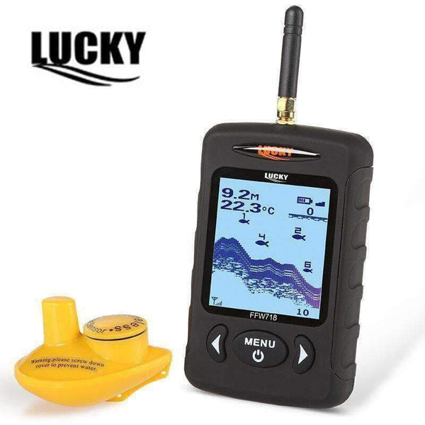 Planet Gates Čína / FFW718 Rybářský vyhledávač Sounder Bezdrátový sonar Rybaření Podvodní rybářský vyhledávač Hlubší hloubka pro detektor Radar LCD rybářské vyhledávače