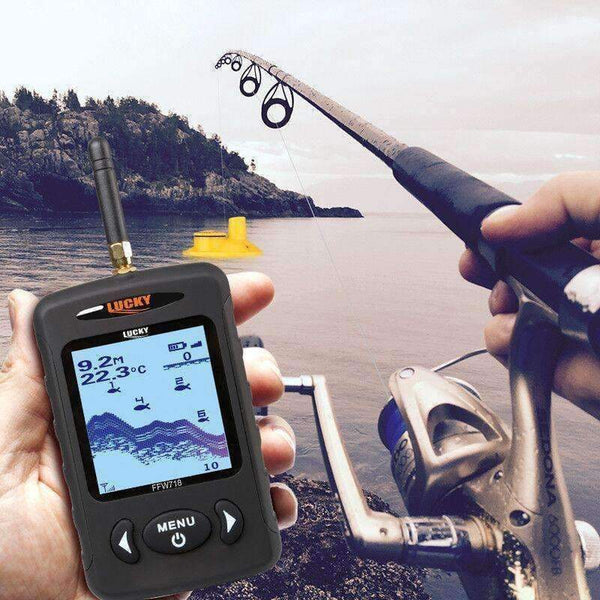 Planet Gates Čína / FFW718 Rybářský vyhledávač Sounder Bezdrátový sonar Rybaření Podvodní rybářský vyhledávač Hlubší hloubka pro detektor Radar LCD rybářské vyhledávače