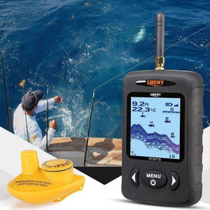 Planet Gates Čína / FFW718 Rybářský vyhledávač Sounder Bezdrátový sonar Rybaření Podvodní rybářský vyhledávač Hlubší hloubka pro detektor Radar LCD rybářské vyhledávače