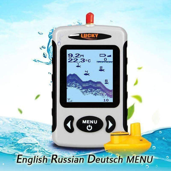 Planet Gates Čína / FFW718 Rybářský vyhledávač Sounder Bezdrátový sonar Rybaření Podvodní rybářský vyhledávač Hlubší hloubka pro detektor Radar LCD rybářské vyhledávače