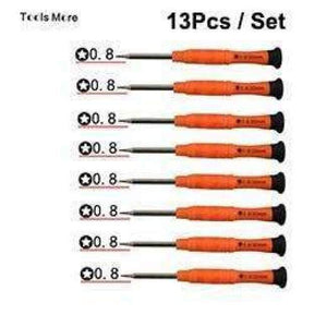 Planet Gates China / FI-305-13Pcs-P0.8 13 In 1 Mini Precision Screwdriver Set Hands Tools for iPhone 4S 5S 6 6S 7 Samsung ect Phone Tablet Repair Free shipping
