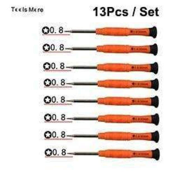 Planet Gates China / FI-305-13Pcs-P0.8 13 In 1 Mini Precision Screwdriver Set Hands Tools for iPhone 4S 5S 6 6S 7 Samsung ect Phone Tablet Repair Free shipping