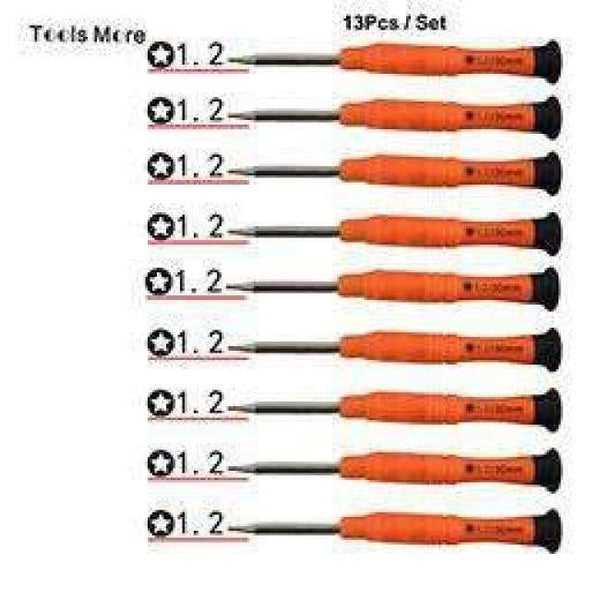 Planet Gates China / FI-305-13Pcs-P1.2 13 In 1 Mini Precision Screwdriver Set Hands Tools for iPhone 4S 5S 6 6S 7 Samsung ect Phone Tablet Repair Free shipping