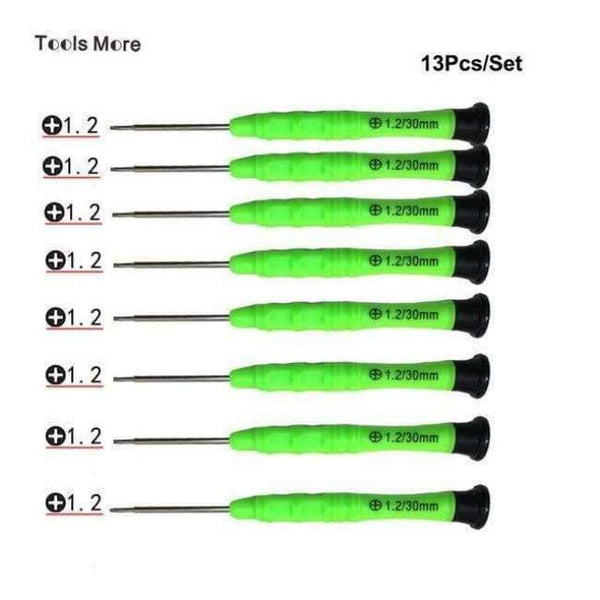 Planet Gates China / FI-305-13Pcs-PH1.2 13 In 1 Mini Precision Screwdriver Set Hands Tools for iPhone 4S 5S 6 6S 7 Samsung ect Phone Tablet Repair Free shipping
