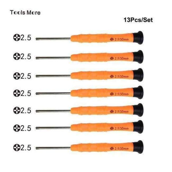 Planet Gates China / FI-305-13Pcs-PH2.5 13 In 1 Mini Precision Screwdriver Set Hands Tools for iPhone 4S 5S 6 6S 7 Samsung ect Phone Tablet Repair Free shipping