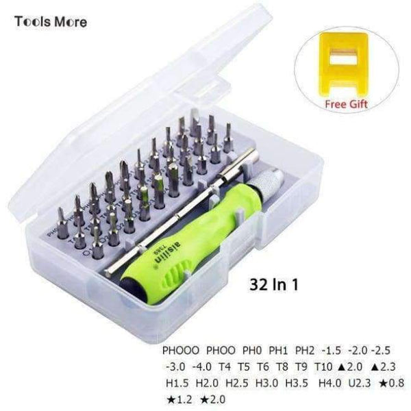 Planet Gates China / FI-7389C 7 Pcs Screwdriver Handle With Double Head Screwdriver Bit Kit for iPhone Phone Macbook Air Pro Laptop PC Hand Repair Tool