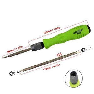 Planet Gates China / FI-739A 7 Pcs Screwdriver Handle With Double Head Screwdriver Bit Kit for iPhone Phone Macbook Air Pro Laptop PC Hand Repair Tool