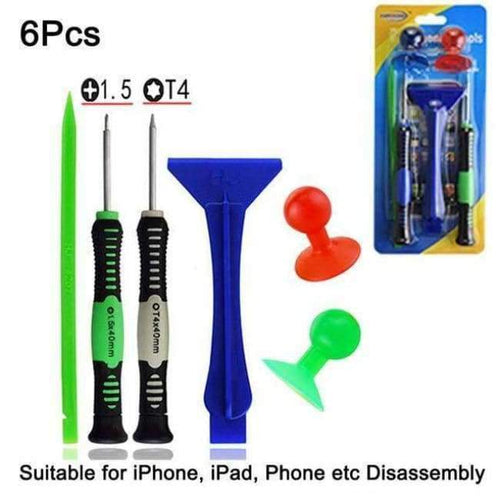 Planet Gates China / FI-882C-6Pcs 0.8 1.2 Phillips 1.2 1.5 2.0 Slotted 2.0 Torx T3 T4 T5 T6 Y2.0 Precision Screwdriver for iPhone Phone PC Repair Tool