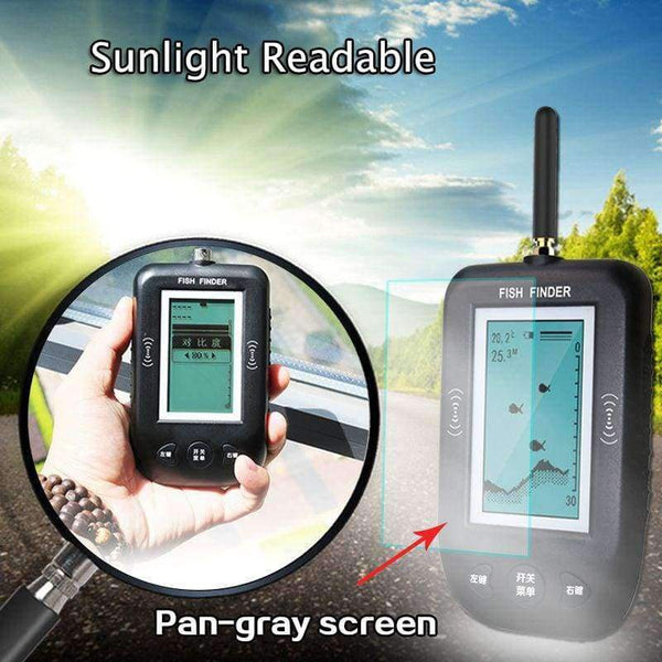 Planet Gates China / fish finder Smart Portable Depth Fish Finder with 80 M Wireless Sonar Sensor Echo Sounder Fishfinder For Lake Sea Fishing