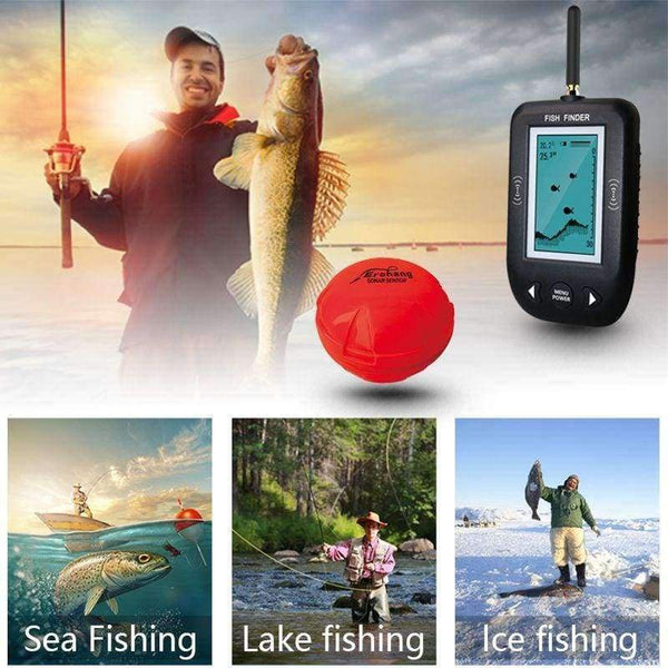 Planet Gates China / fish finder Smart Portable Depth Fish Finder with 80 M Wireless Sonar Sensor Echo Sounder Fishfinder For Lake Sea Fishing