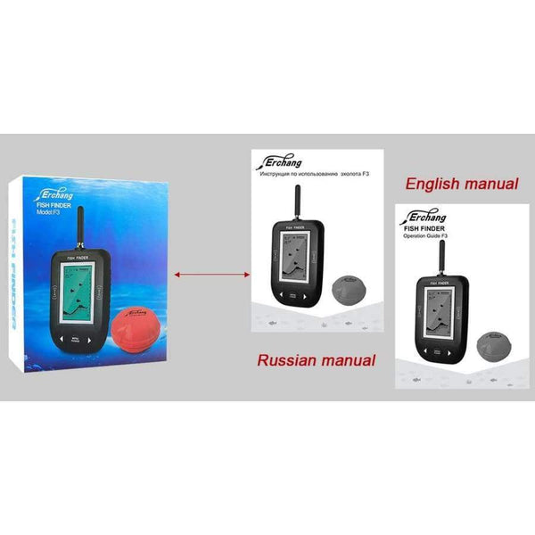 Planet Gates China / fish finder Smart Portable Depth Fish Finder with 80 M Wireless Sonar Sensor Echo Sounder Fishfinder For Lake Sea Fishing