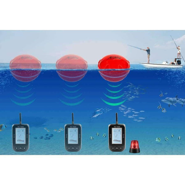 Planet Gates China / fish finder Smart Portable Depth Fish Finder with 80 M Wireless Sonar Sensor Echo Sounder Fishfinder For Lake Sea Fishing