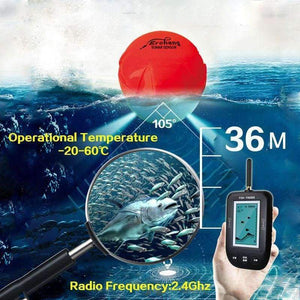 Planet Gates China / fish finder Smart Portable Depth Fish Finder with 80 M Wireless Sonar Sensor Echo Sounder Fishfinder For Lake Sea Fishing