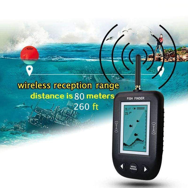 Smart Portable Depth Fish Finder with 80 M Wireless Sonar Sensor Echo Sounder Fishfinder For Lake Sea Fishing