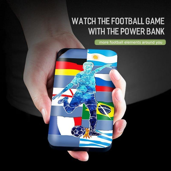 Planet Gates China / football girl Clearance Sales ROCK Portable10000 mAh Power Bank External Battery for Mobile Phone Power Charger for iPhone Xiaomi Samsung