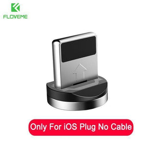 Planet Gates China / For iOS Plug / 1M FLOVEME LED Magnetic Cable For Lightning Micro USB Type C Phone Cable For iPhone X Xr Xs Max 1m 2m 2A Fast Charge Magnet Charger