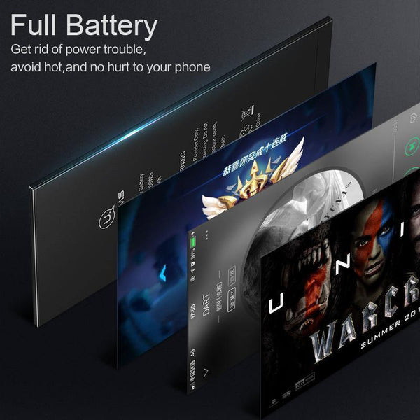 Planet Gates China For iPhone 6 Plus Battery USAMS Original For iPhone6 Plus Mobile Phone Lithium Battery Power Capacity 2915mAh Bank With Tools