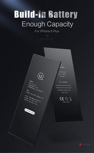 Planet Gates China For iPhone 6 Plus Battery USAMS Original For iPhone6 Plus Mobile Phone Lithium Battery Power Capacity 2915mAh Bank With Tools