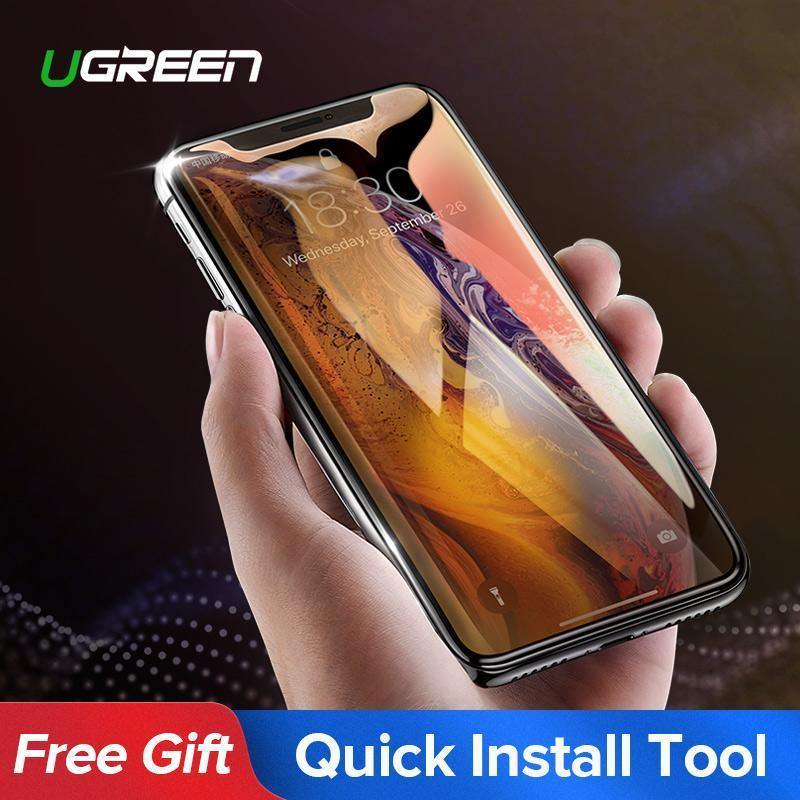 Planet Gates China / For iPhone 7 8 Ugreen Screen Protector For iPhone Xs X 8 7 6 Tempered Glass on iPhone 7 6 0.33mm Protective Glass For iPhone X Screen Protector
