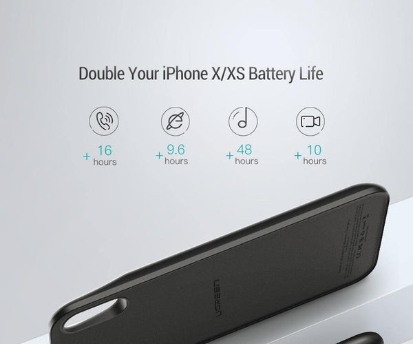 Planet Gates China / For iPhone X  Xs Ugreen 3600mAh Qi Wireless Charger Power Bank for iPhone X Xs Ultra Slim External Battery Charger Case for iPhone PowerBank