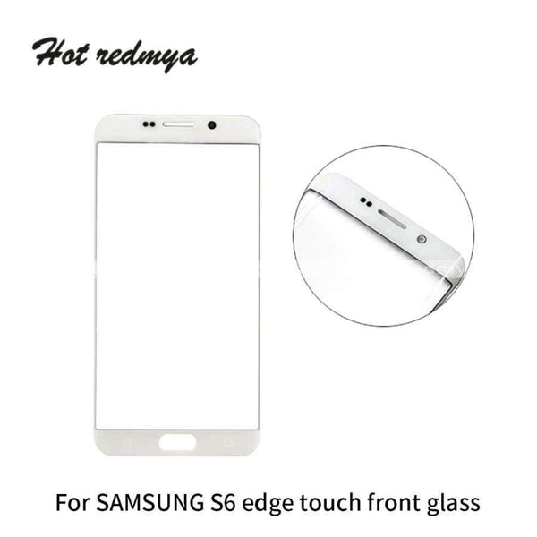 Planet Gates China / For S6 edge White LCD Front Glass Lens Outer Touch Screen Panel Replacement For Samsung Galaxy S6 edge G925 Front Screen +Free Repair Tools
