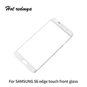 Planet Gates China / For S6 edge White LCD Front Glass Lens Outer Touch Screen Panel Replacement For Samsung Galaxy S6 edge G925 Front Screen +Free Repair Tools