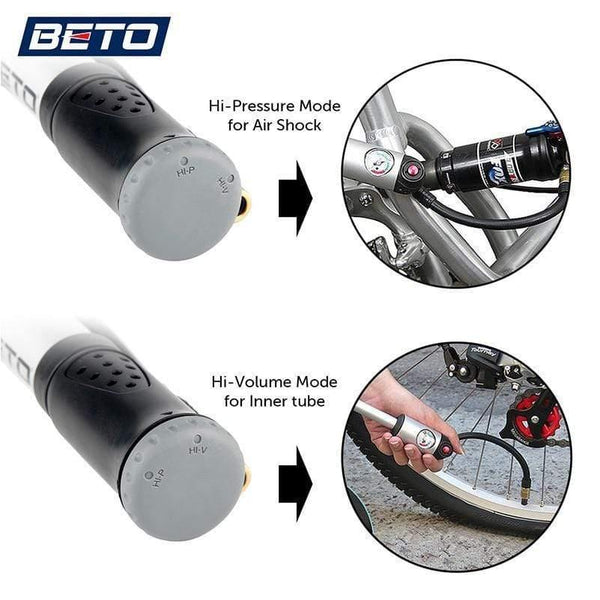 Planet Gates China Fork Tire Shock Bicycle Pumps 300psi Gauge Mini Hand Pump For Bicycle Schrader Presta Adapter Hose Bike Pump Air Cycle Pump