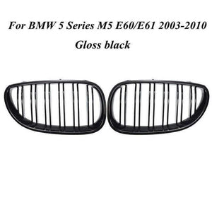 Planet Gates China / GlossBlack DualSlat Car Front Sport Grill Kidney Grilles Grill For BMW 5 Series M5 E60/E61 2003 2004 2005 2006 2007 2008 2009 2010  Gloss Black