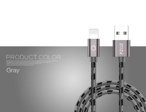 Planet Gates China / Gold / 0.25m PZOZ usb cable for iphone cable Xs max Xr X 8 7 6 plus 6s 5 s plus ipad mini fast charging cables mobile phone charger cord data