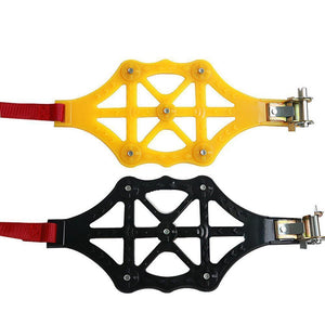 Planet Gates China / Gold 1x TPU Snow Chains Universal Car Suit Tyre Winter Roadway Safety Tire Chains Snow Climbing Mud Ground Anti Slip