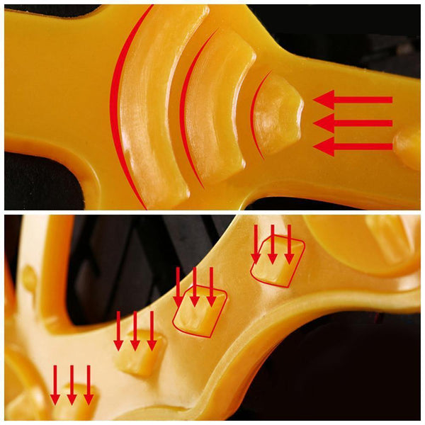 Planet Gates China / Gold 1x TPU Snow Chains Universal Car Suit Tyre Winter Roadway Safety Tire Chains Snow Climbing Mud Ground Anti Slip