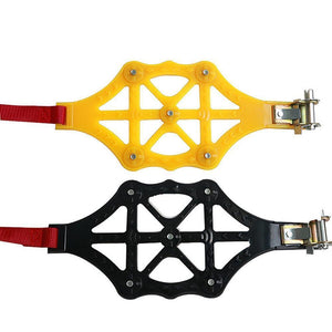 Planet Gates China / Gold 1x TPU Snow Chains Universal Car Suit Tyre Winter Roadway Safety Tire Chains Snow Climbing Mud Ground Anti Slip