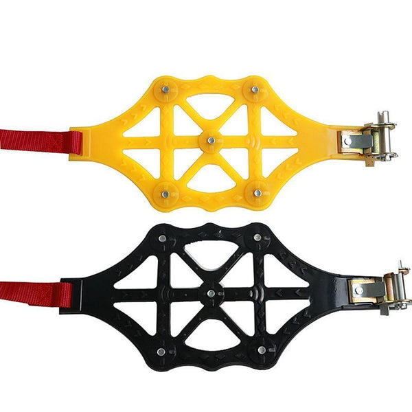 Planet Gates China / Gold 1x TPU Snow Chains Universal Car Suit Tyre Winter Roadway Safety Tire Chains Snow Climbing Mud Ground Anti Slip