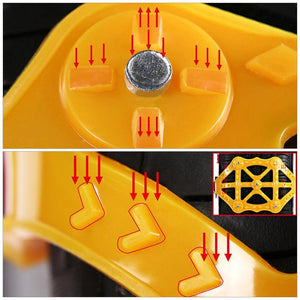 Planet Gates China / Gold 1x TPU Snow Chains Universal Car Suit Tyre Winter Roadway Safety Tire Chains Snow Climbing Mud Ground Anti Slip