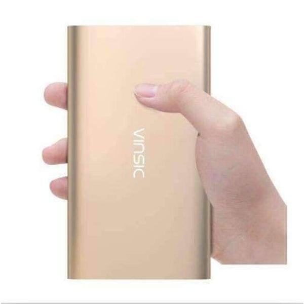 Planet Gates China / Gold Alien P11 Ultra Slim 12000mAh Power Bank 5V 2.4A Dual USB External Battery Charger for iPhone X 8 8 Plus Xiaomi Huawei